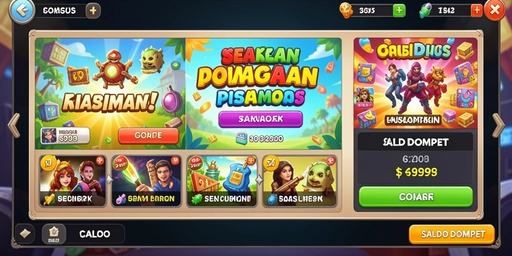 Grafis yang kaya warna dan detail.