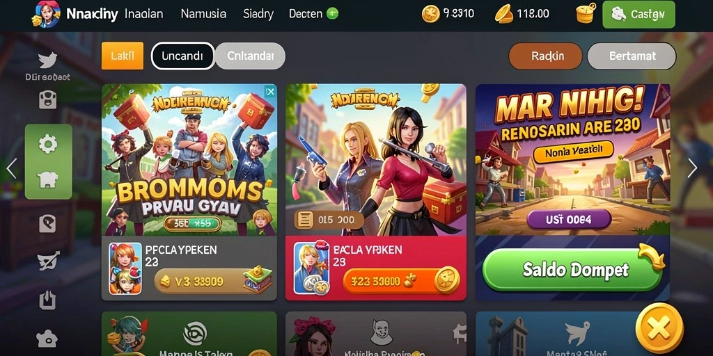Grafis yang memukau dan penuh warna.