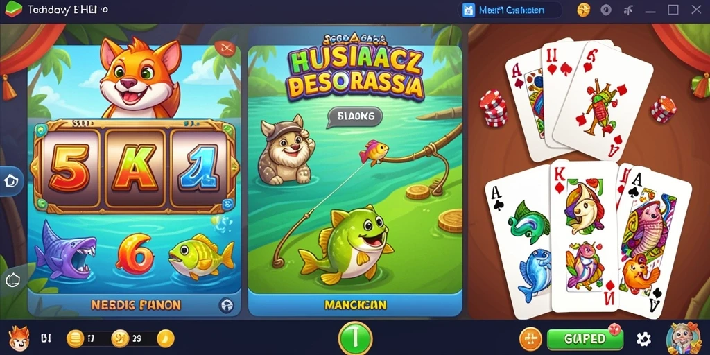 Screenshot memperlihatkan pilihan karakter yang tersedia dalam game.