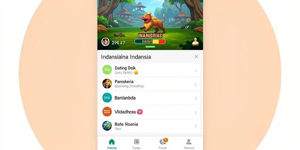 Pengaturan permainan yang menakjubkan.