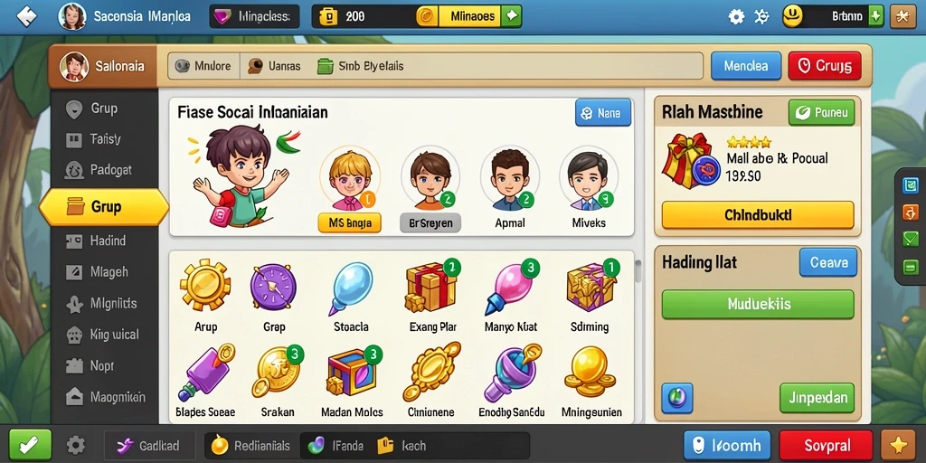 Interaksi seru dalam mode multiplayer.