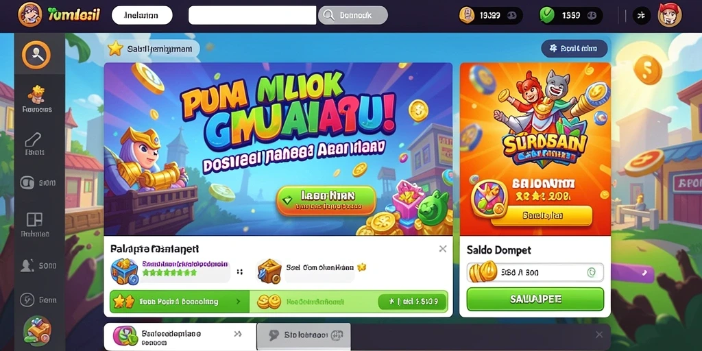 Tangkapan layar dari mode permainan multiplayer yang seru.