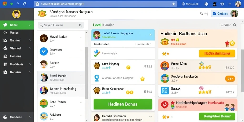 Level yang menantang dan siap untuk dieksplorasi.