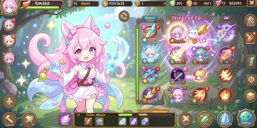 Berbagai item menarik yang bisa didapatkan dalam game.