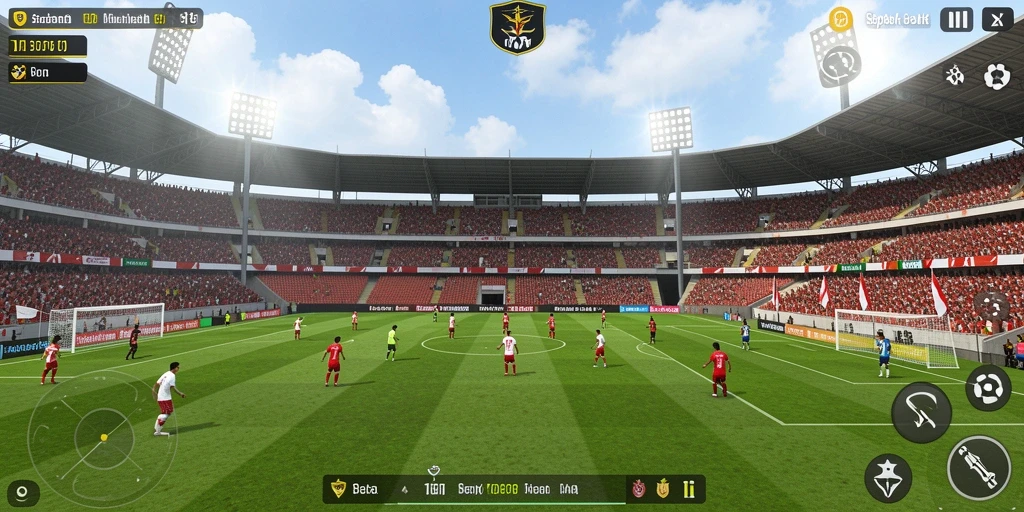 Menunjukkan interaksi antara pemain dalam mode multiplayer.